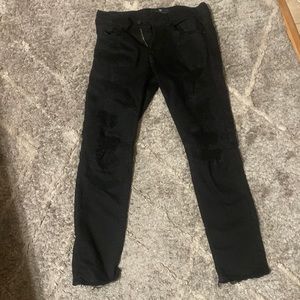 Fresh society legacy edition 32 x 32 ripped black jeans